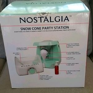 Nostalgia Snow Cone Party Station
